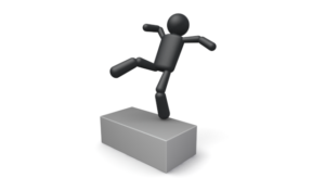 バランスを崩す