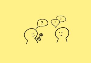 聞く